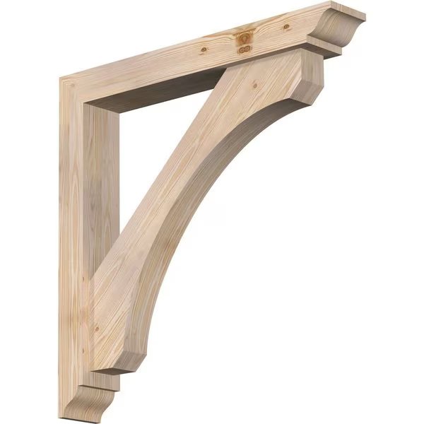 Legacy Traditional Smooth Bracket w/ Offset Brace, Douglas Fir, 5 1/2